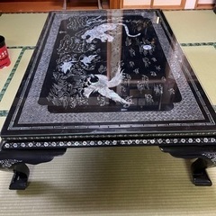 高級ビンテージテーブル 螺鈿細工 韓国製