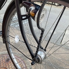 【7月中】変速ギア、LEDライト付き　27インチ　ママチャリ　の画像