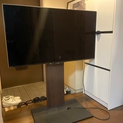 シャープ45V液晶テレビ無料(液晶割れ)