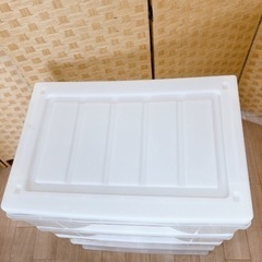 【引取】①② 4段収納ケース 衣装ケース 収納棚の画像