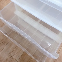 【引取】①② 4段収納ケース 衣装ケース 収納棚の画像