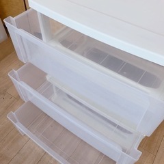 【引取】①②③ 3段衣装ケース 衣類ケース 収納棚の画像