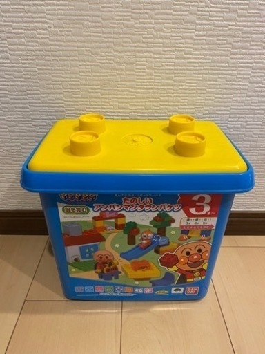 たのしいアンパンマンタウンバケツ ブロックラボ