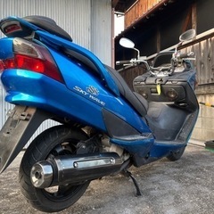 動画有り SUZUKI ブルー スカイウェイブ250 SS 人気カラー Fi インジェクションの画像