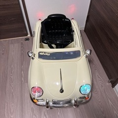 乗用ラジコンカー　1人乗り　アイボリー　結婚式の画像