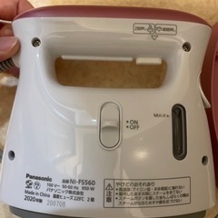 値下げしました！【美品】Panasonic 衣類スチーマー 2wayタイプの画像
