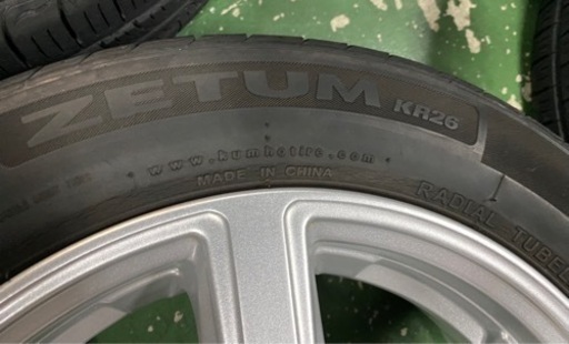 アルミ付きサマータイヤ　155/65R14 4本