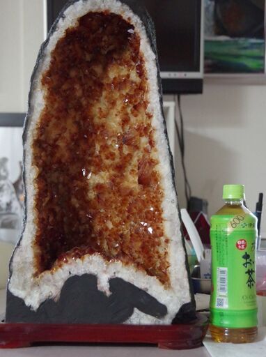 シトリンドーム　25.2ｋｇ　高さ50.0ｃｍ　黄水晶　金運と恋愛運のパワーストーン