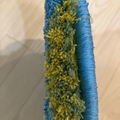 地球模様の丸型クッションの画像