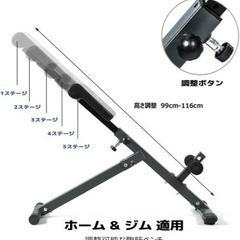 MENCIRO トレーニングベンチ バックエクステンションベンチ ローマンチェア 5段階調節 筋トレベンチ 腹筋ベンチ 組立簡単 耐荷重150KG 筋トレ 腹筋 背筋 家庭用 ジム用 日本語説明書 レンチ付きの画像