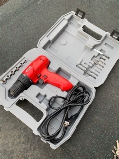 ほぼ新品 電動ドライバー RYOBI 小型 FDD-1010 コンセント式 付属品あり