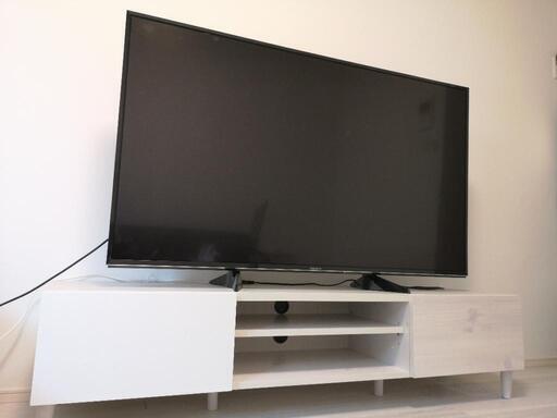2017年製55型テレビ＆テレビ台