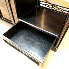 【ジモティ特別価格】レトロ 茶箪笥 アンティーク 和家具 昭和 飾り棚の画像