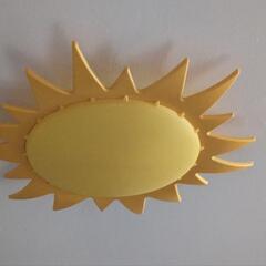 決まりました★IKEA 太陽デザインの照明の画像