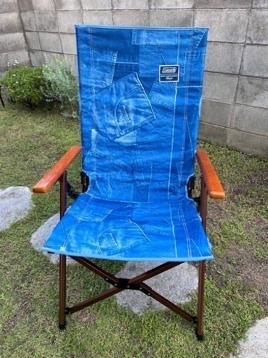 コールマンColemanレイチェア　デニム　インディゴレーベル