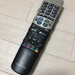 シャープ　AQUOSのリモコン　500円