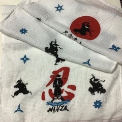 タオル　忍者　ニンジャ　ninja  綿100％　Kontex