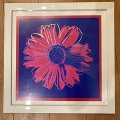 【限定値下】アンディー・ウォーホル・ポスター・花（額付）