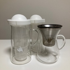 ルピシアハンディークーラーハーフ2つ、 KINTO コーヒーカラフェ