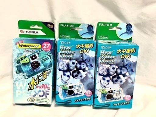 写ルンです3個セット　水中撮影