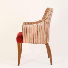 DESIGNERS GUILD Peony Arm Chair デスク チェア Stripeの画像