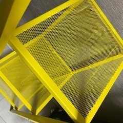 【お取引中】IKEA LERBERG レールベリ シェルフユニット イエロー イケア 棚の画像