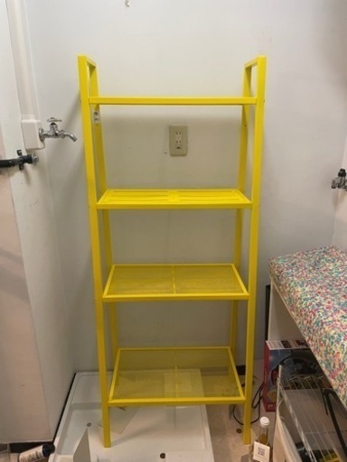 お取引中】IKEA LERBERG レールベリ シェルフユニット イエロー イケア