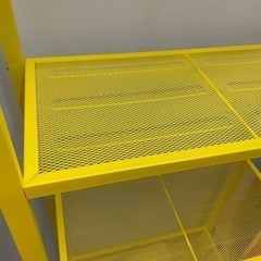 【お取引中】IKEA LERBERG レールベリ シェルフユニット イエロー イケア 棚 大の画像