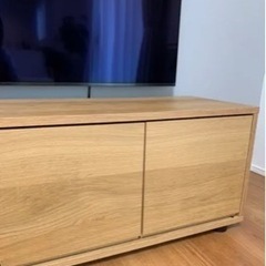 無印　テレビ台　5年使用　オーク製の画像