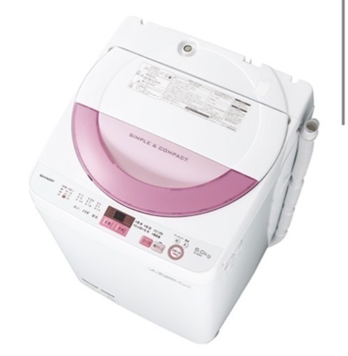 シャープ 2017年製　洗濯機6kg