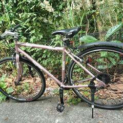 自転車　クロスバイク　gios ピンク　