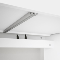 IKEA デスク 机 イケア 白 ホワイトの画像