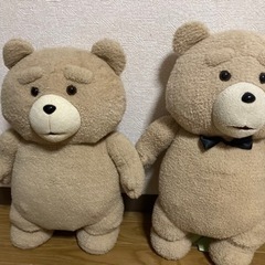 【譲渡する方決まりました】ted ぬいぐるみ　2体の画像