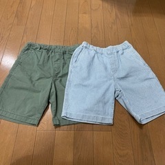 キッズ　半ズボン2枚セット　130