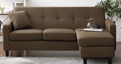 3人掛けポケットコイル入り/カウチソファ