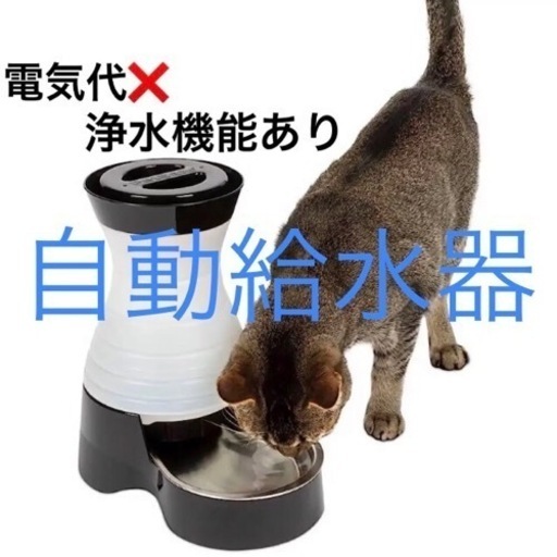 犬　猫　自動給水器　中古　1.8リットル