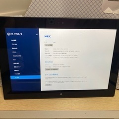 『エプソン』の８０型ロールアップスクリーン　ミニパソコンの画像