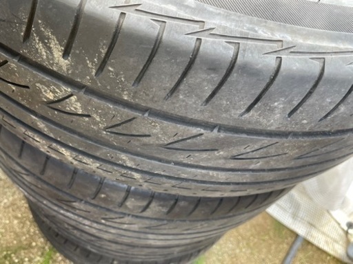 210クラウン　オプションタイヤ　スパッタリング