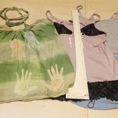 レディース 🖤 キャミソール＆帽子 <used>の画像