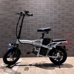 【新品未使用】フル電動自転車 white