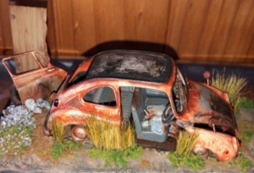 1/32 ジオラマ 草ヒロ スバル360