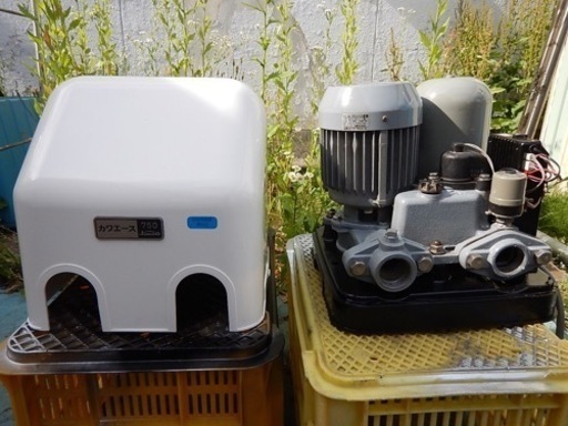 【中古】 川本 ポンプ カワエース（浅井戸用）N3-755HN 50hz 三相200V （0316189)