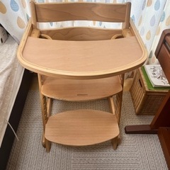 子ども用 椅子 ハイチェア 高さ調整の画像