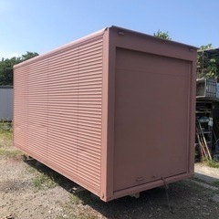 仕上げ済み！シャッター！バイクガレージ！使い勝手抜群！倉庫物置用...