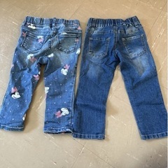 美品　乳児用ストレッチ👖ジーンズの画像