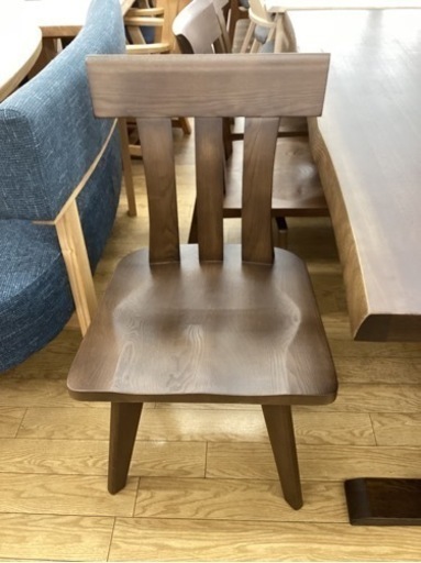KG-11【新入荷　アウトレット】松田家具　香林　タモ材　ベンチダイニング5点セット　ブラウン系