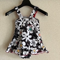 【一回着用　極美品！】女の子100 （95前後）水着　ワンピース・ブーフーウーSUPER BOO HOMESの画像