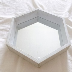 鏡・アンティークテイスト／六角形