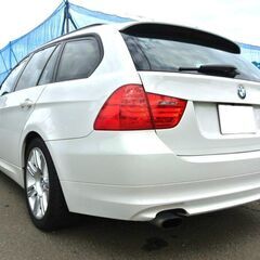 BMW320iTRツーリング E91後期 ＃17 Mスポアルミ 外装色アルピンホワイト 車検６年１月 記録簿あり 修復無の画像