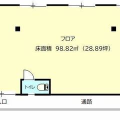 ■貸店舗・貸事務所　■高橋ビル２階全フロア　■コンビニすぐ隣　■トイレ２ヶ所・給湯室あり - 深谷市